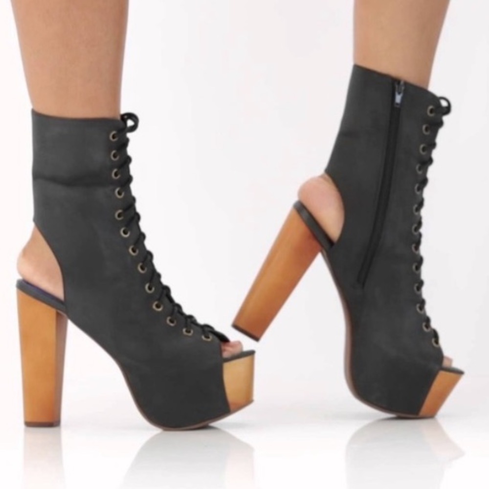 Jeffrey Campbell Distressed Liana Boots